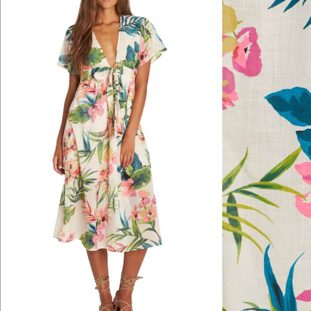 Billabong - print midi dress - New, never worn